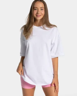 TEVEO T-Shirts*Candy Oversized T-Shirt "Weis"