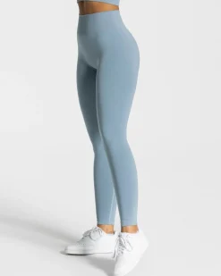 TEVEO Leggings & Pants*Classy Leggings "Stahlblau"