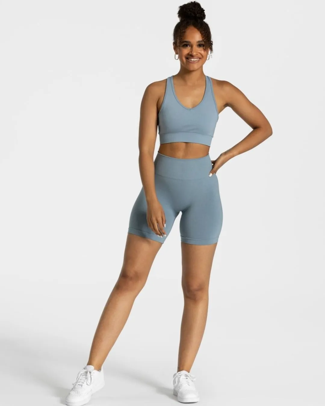 TEVEO Shorts*Classy Short "Stahlblau"