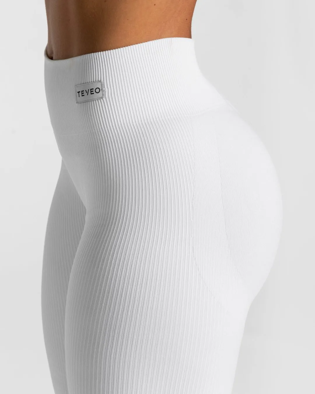 TEVEO Leggings & Pants*Elegant Scrunch Leggings "Weis"