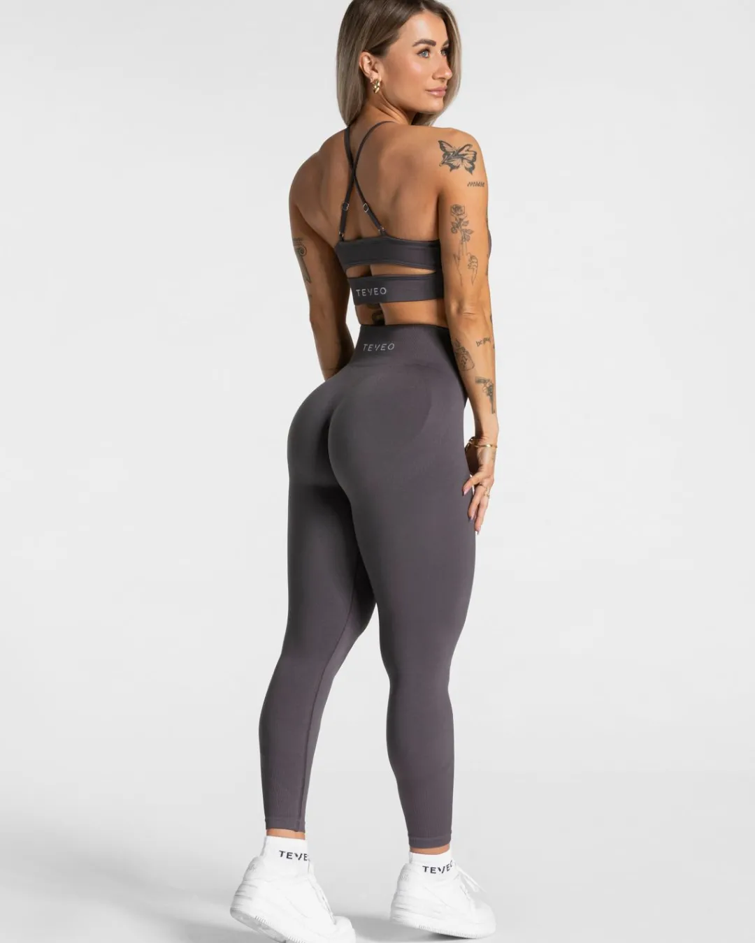 TEVEO Leggings & Pants*Elevate Leggings "Dunkelgrau"