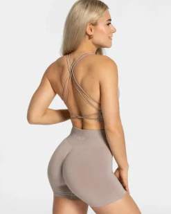 TEVEO Sports Bras*Everyday Backless Top "Dust"