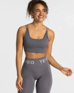 TEVEO Sports Bras*Everyday Backless Top "Graphit"