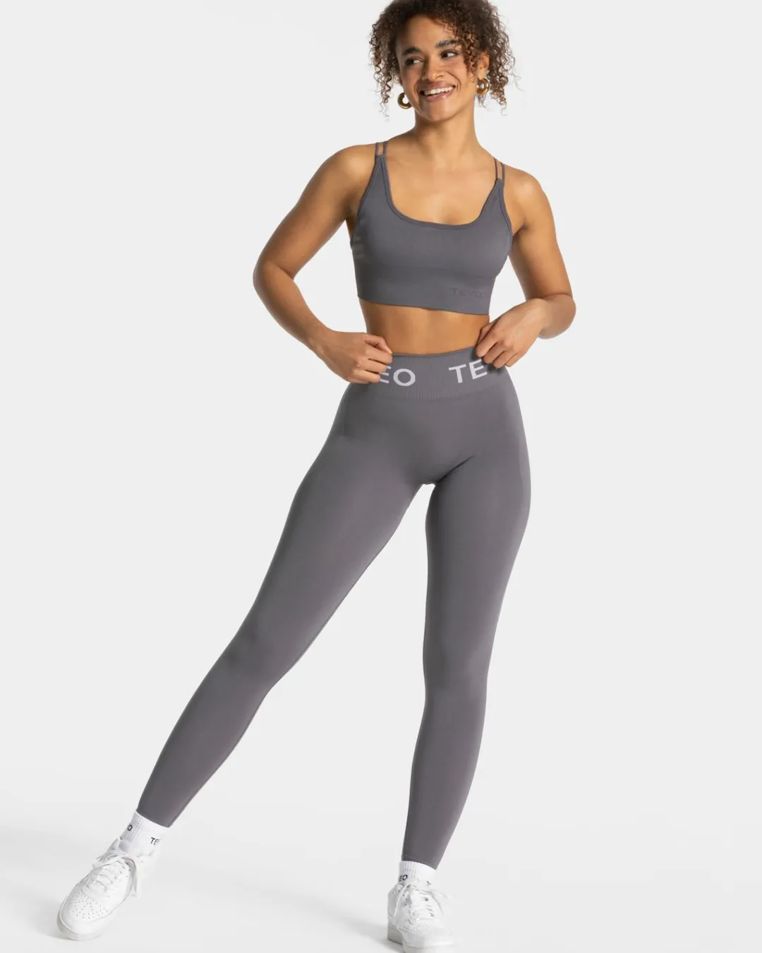 TEVEO Sports Bras*Everyday Backless Top "Graphit"