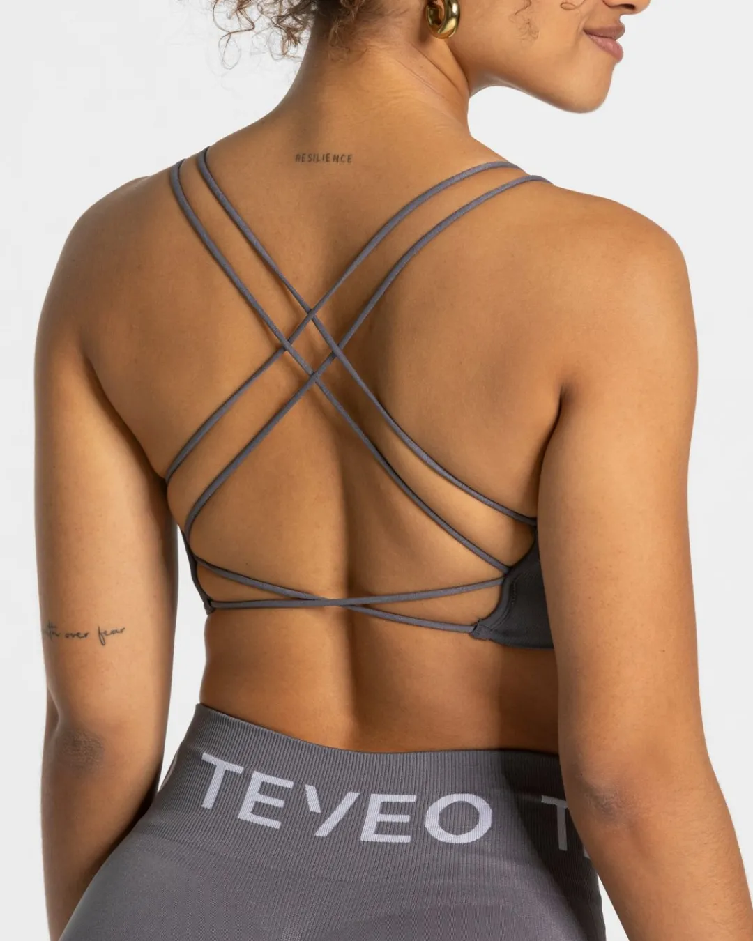 TEVEO Sports Bras*Everyday Backless Top "Graphit"