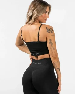TEVEO Sports Bras*Everyday Bandeau Bh "Schwarz"