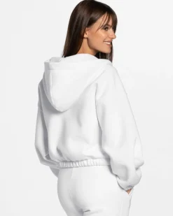 TEVEO Hoodies & Jackets*Iconic Oversized Zip Hoodie "Weis"
