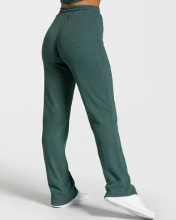 TEVEO Leggings & Pants*Lounge Pants "Dunkelgrun"
