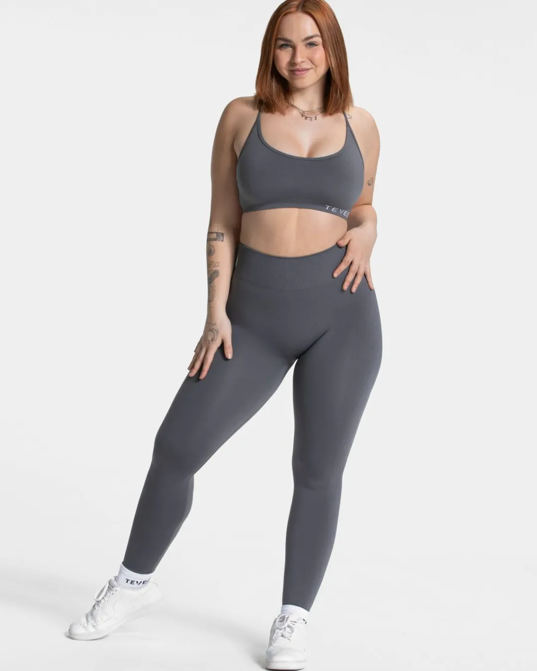 TEVEO Leggings & Pants*Pure Covert Scrunch Leggings "Graphit"