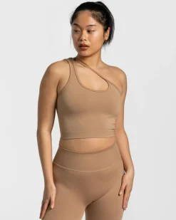 TEVEO Tops*Sassy One Shoulder Top 
