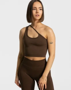 TEVEO Tops*Sassy One Shoulder Top 