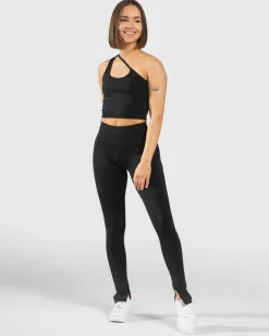 TEVEO Tops*Sassy One Shoulder Top 