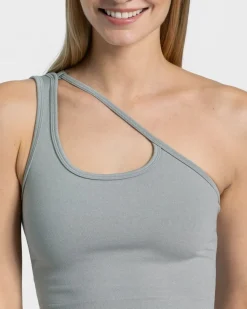 TEVEO Tops*Sassy One Shoulder Top 