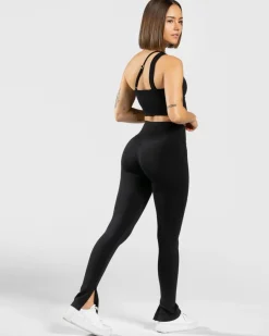 TEVEO Leggings & Pants*Sassy Slit Leggings 