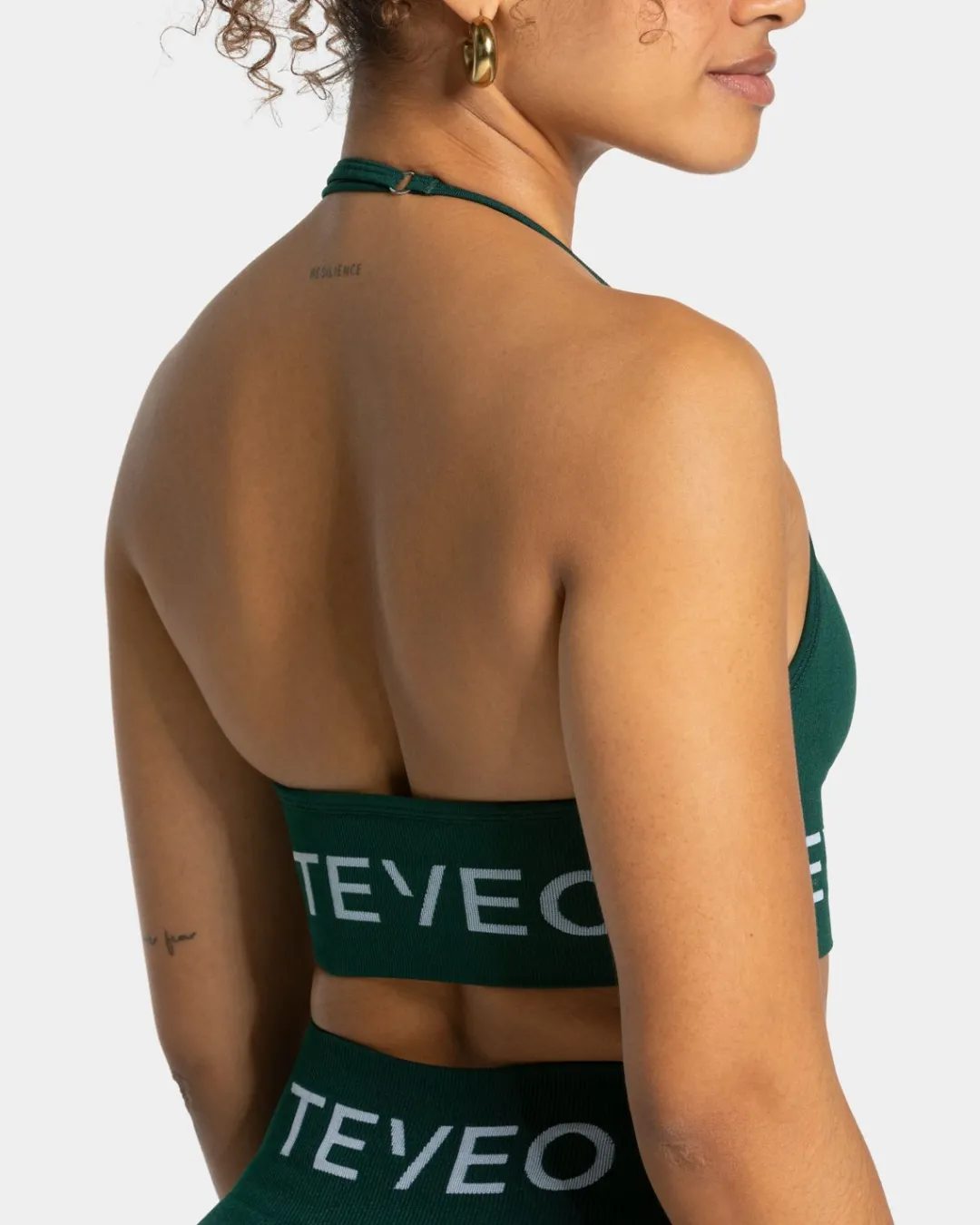 TEVEO Sports Bras*Signature Neckholder Bh "Dunkelgrun"