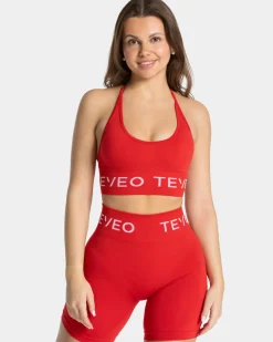 TEVEO Sports Bras*Signature Neckholder Bh "Rot"