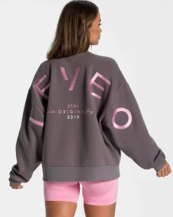 TEVEO Hoodies & Jackets*Signature Oversized Sweater "Graphit"