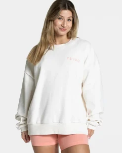 TEVEO Hoodies & Jackets*Signature Oversized Sweater "Peach"