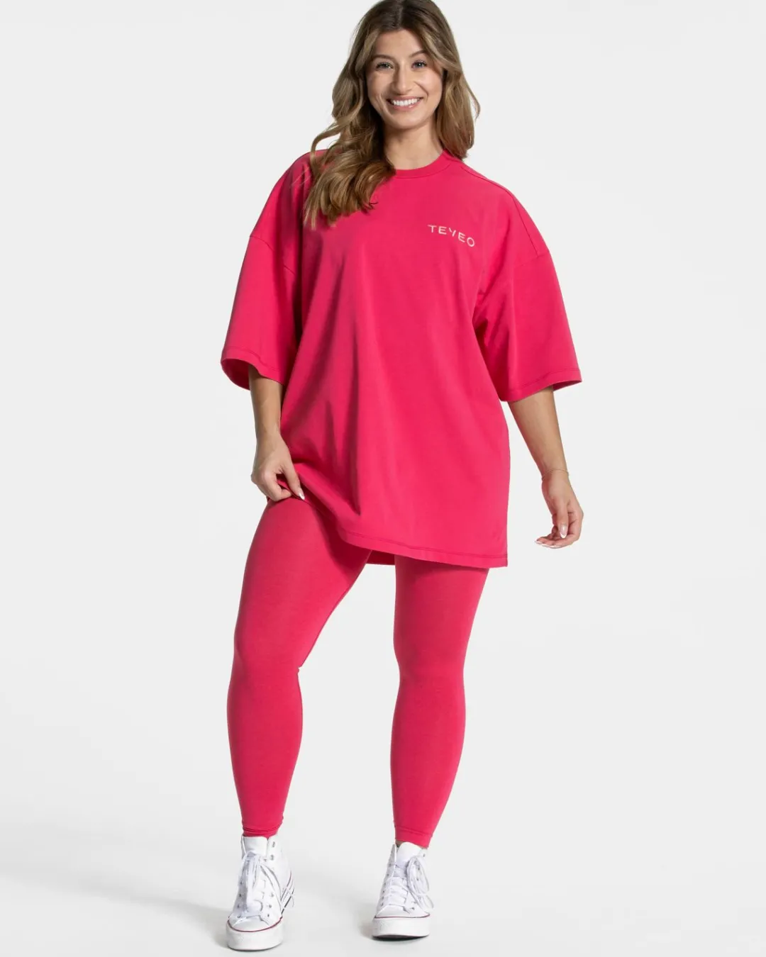 TEVEO T-Shirts*Signature Oversized T-Shirt "Berry"