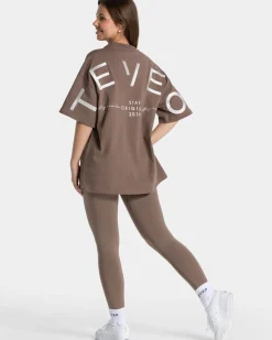 TEVEO T-Shirts*Signature Oversized T-Shirt 