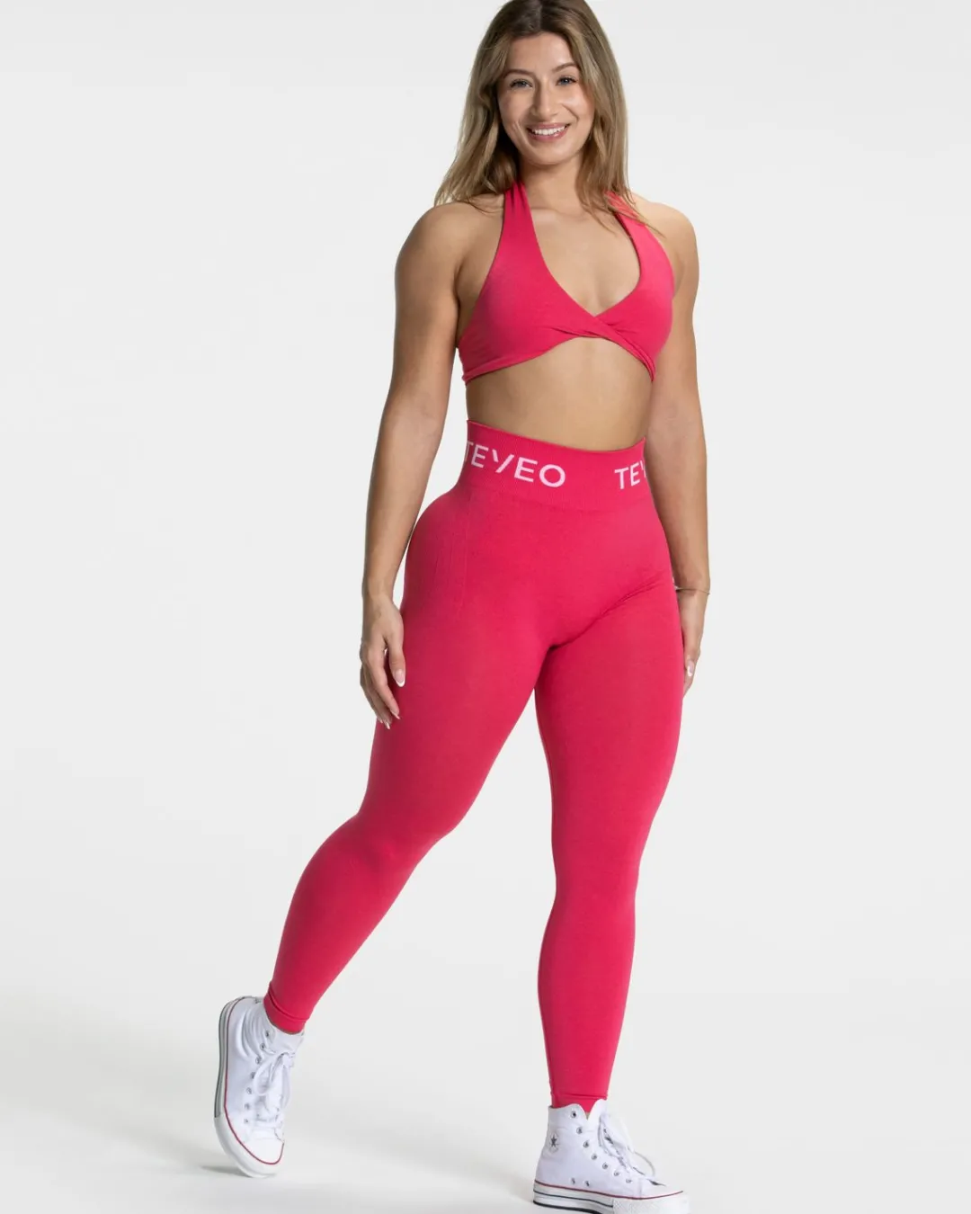 TEVEO Leggings & Pants*Signature Scrunch Leggings "Berry"