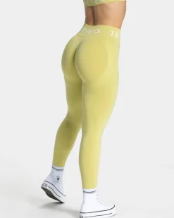 TEVEO Leggings & Pants*Signature Scrunch Leggings "Lime"