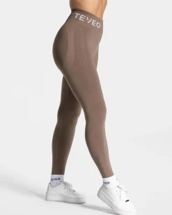 TEVEO Leggings & Pants*Signature Scrunch Leggings "Mokka"