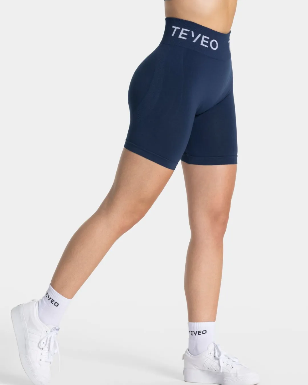 TEVEO Shorts*Signature Scrunch Short "Dunkelblau"