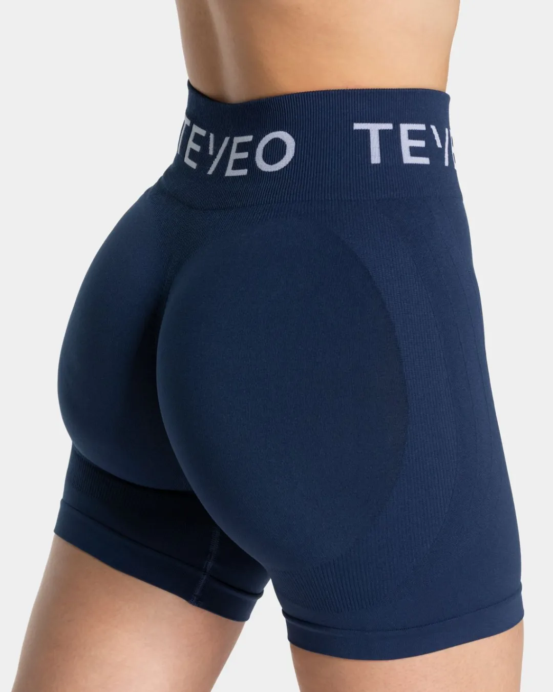 TEVEO Shorts*Signature Scrunch Short "Dunkelblau"
