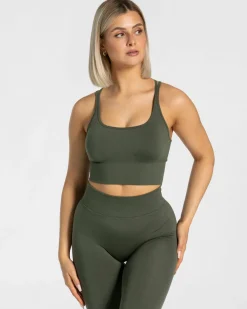 TEVEO Sports Bras*Statement Bh "Khaki"