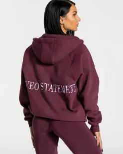 TEVEO Hoodies & Jackets*Statement Oversized Jacke "Pflaume"