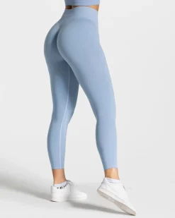 TEVEO Leggings & Pants*Statement Scrunch Leggings "Blau"