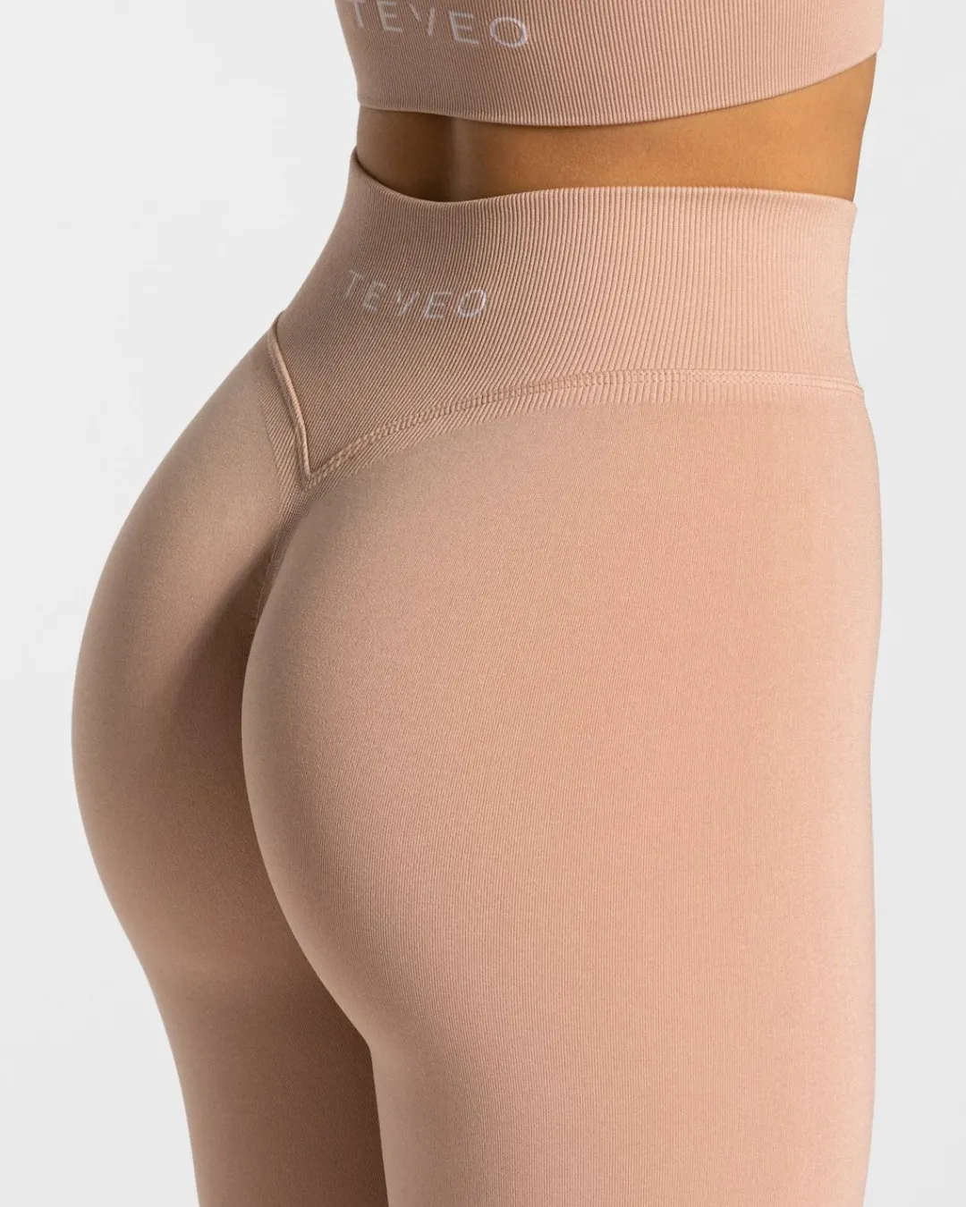 TEVEO Leggings & Pants*Statement Scrunch Leggings "Altrosa"