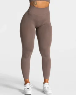 TEVEO Leggings & Pants*Statement Scrunch Leggings "Mokka"