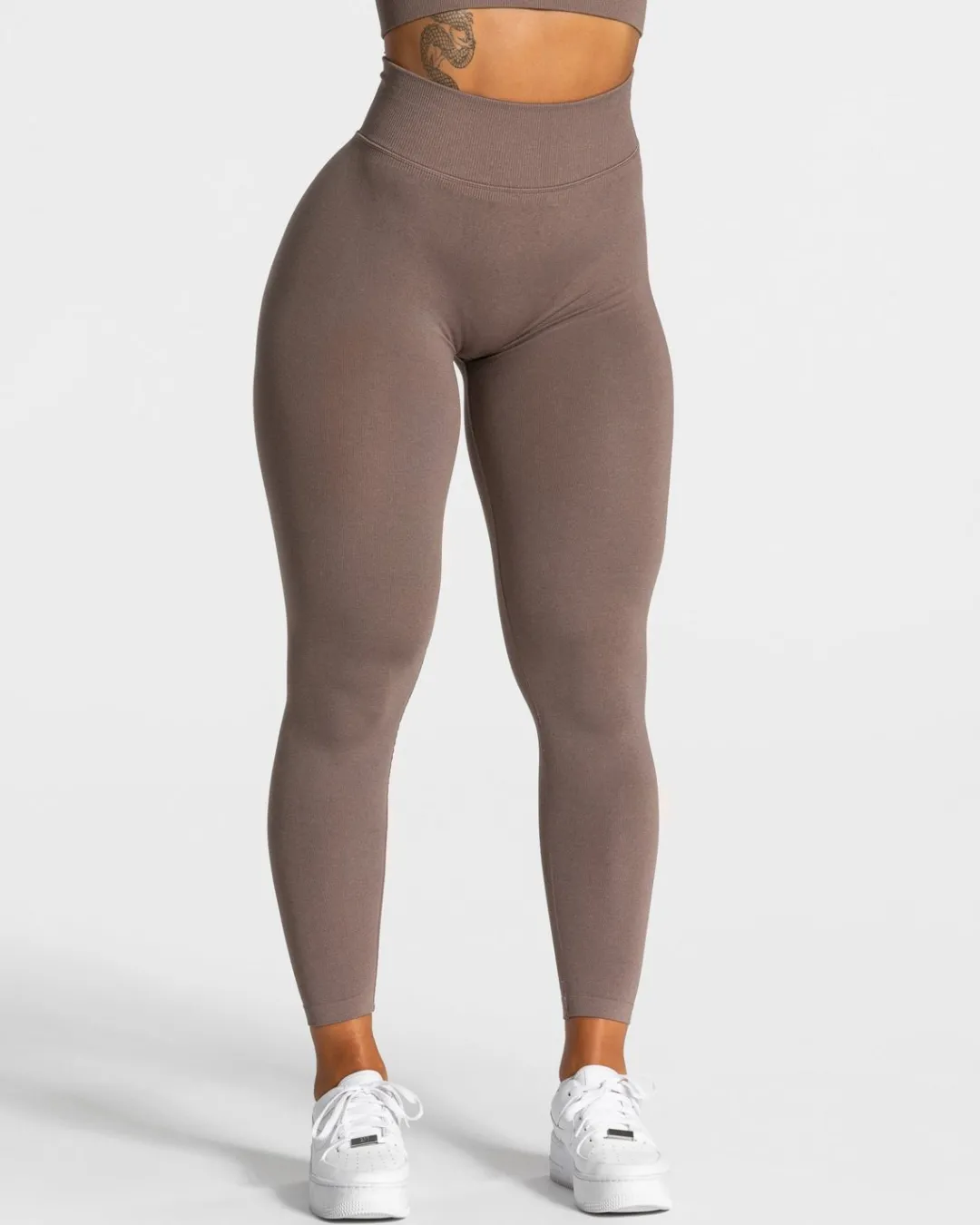 TEVEO Leggings & Pants*Statement Scrunch Leggings "Mokka"