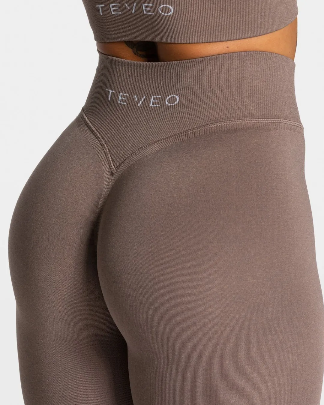 TEVEO Leggings & Pants*Statement Scrunch Leggings "Mokka"