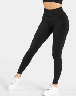 TEVEO Leggings & Pants*Statement Scrunch Leggings "Schwarz"