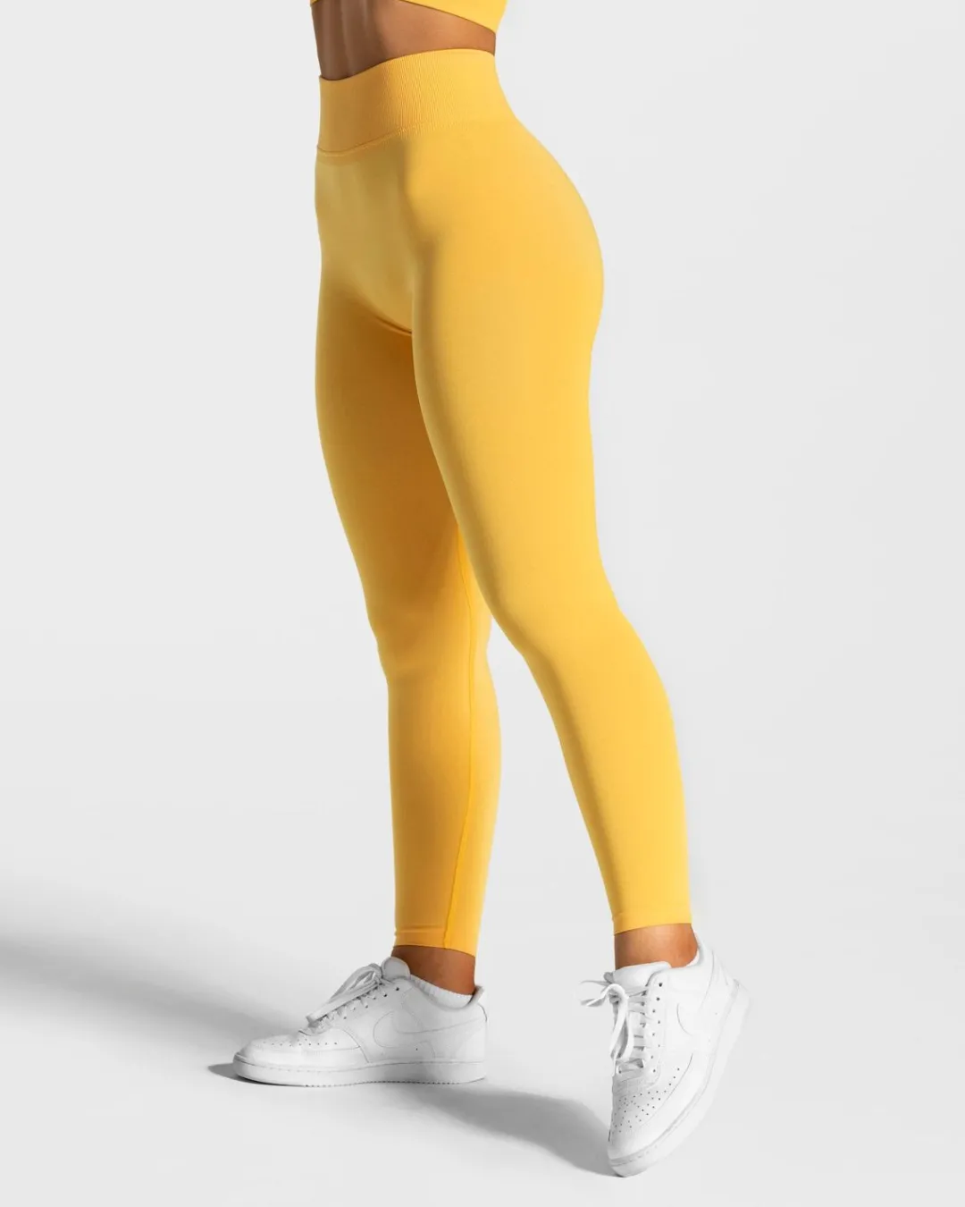 TEVEO Leggings & Pants*Statement Scrunch Leggings "Gelb"