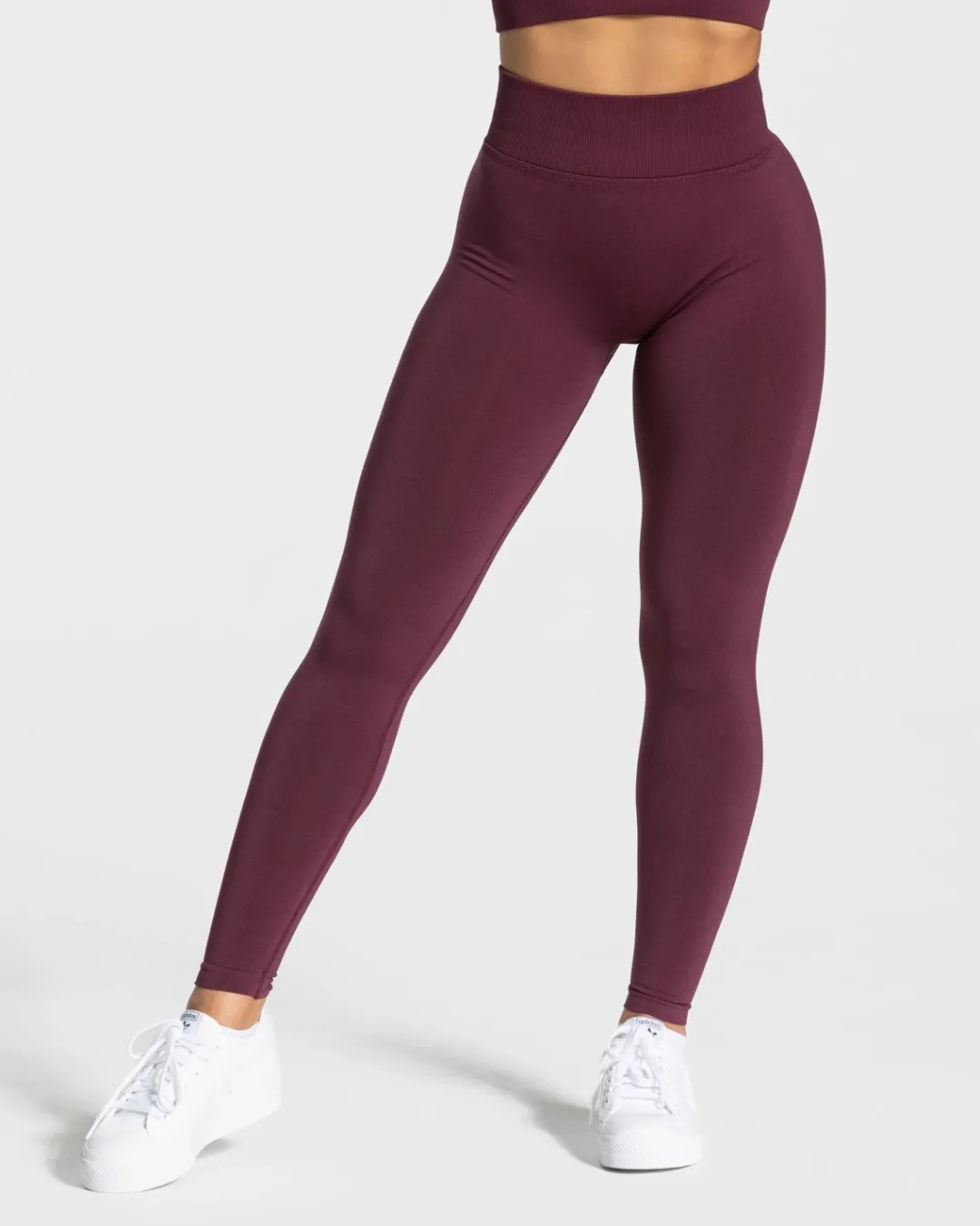 TEVEO Leggings & Pants*Statement Scrunch Leggings "Pflaume"