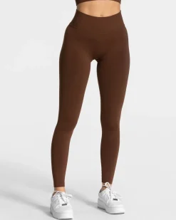 TEVEO Leggings & Pants*Statement Scrunch Leggings "Kaffee"