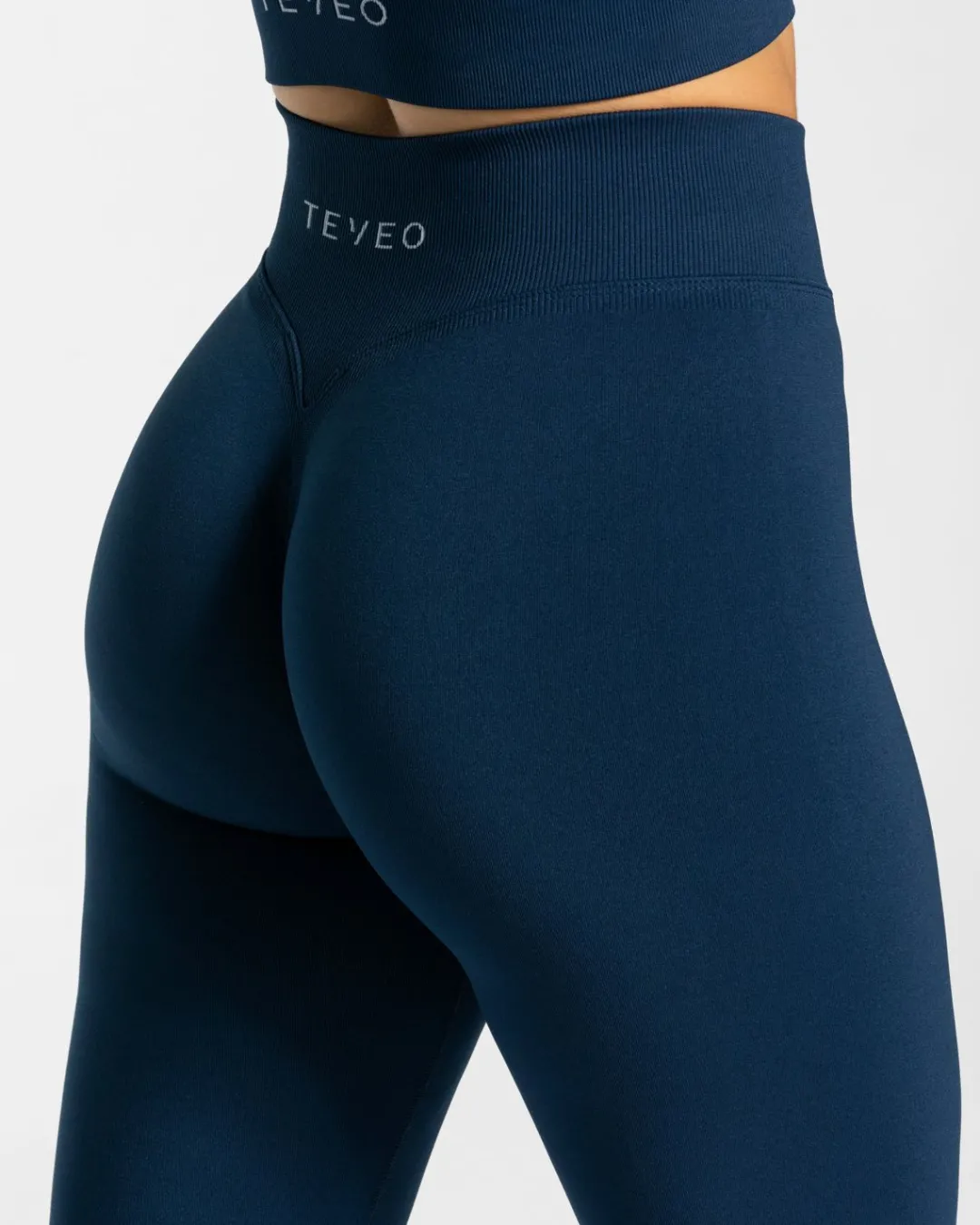 TEVEO Leggings & Pants*Statement Scrunch Leggings "Dunkelblau"