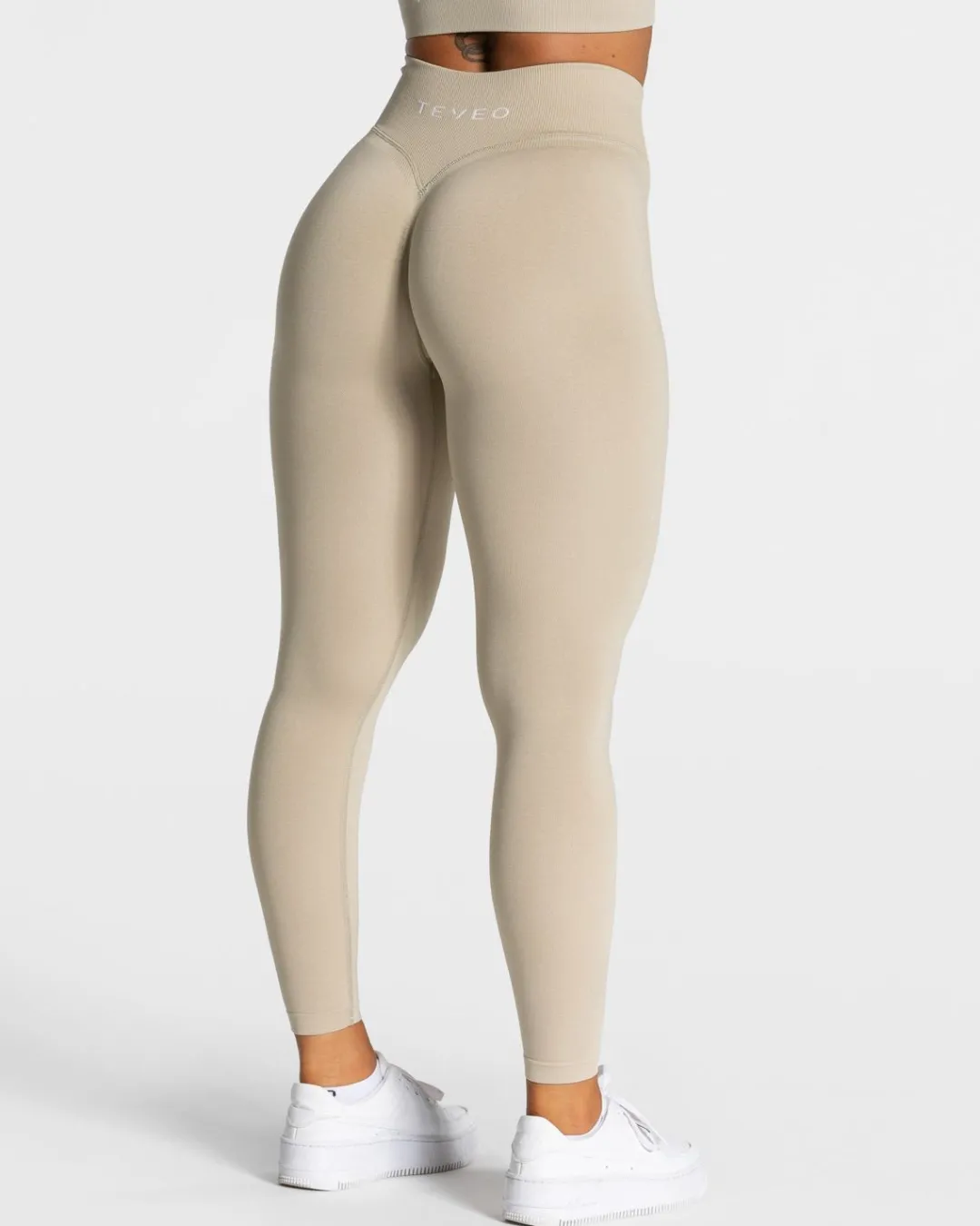TEVEO Leggings & Pants*Statement Scrunch Leggings "Sand"