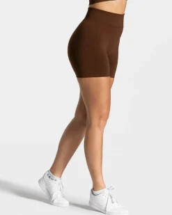 TEVEO Shorts*Statement Scrunch Short "Kaffee"
