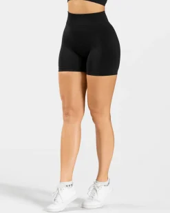 TEVEO Shorts*Statement Scrunch Short "Schwarz"