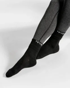 TEVEO Socks & Underwear* Air Socken (2Er) "Schwarz"