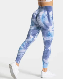 TEVEO Leggings & Pants*Tie Dye Scrunch Leggings