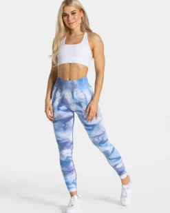 TEVEO Leggings & Pants*Tie Dye Scrunch Leggings