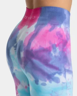 TEVEO Leggings & Pants*Tie Dye Scrunch Leggings