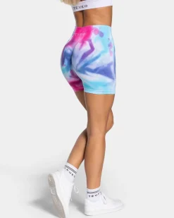 TEVEO Shorts*Tie Dye Scrunch Short "Cold"