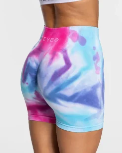 TEVEO Shorts*Tie Dye Scrunch Short 